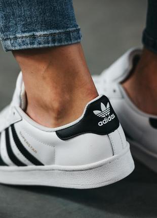 Женские кроссовки adidas superstar/адидас суперстары4 фото