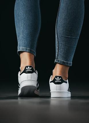 Женские кроссовки adidas superstar/адидас суперстары8 фото