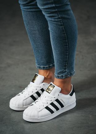 Женские кроссовки adidas superstar/адидас суперстары6 фото