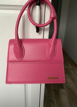 Сумка в стиле jacquemus pink