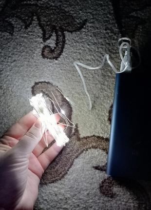Гірлянда роса 10m 100 led світлодіодна на usb4 фото