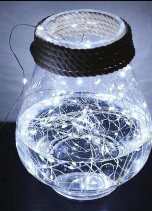Гірлянда роса 10m 100 led світлодіодна на usb