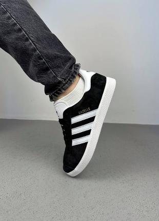 Кроссовки adidas gazelle 85 core black footwear white 36/454 фото