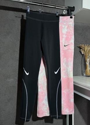Чорні лосіни nike Air котон+еласнан4 фото