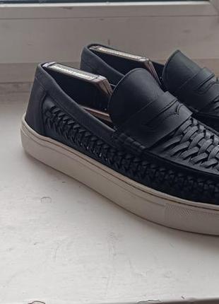 Летние мокасины слипоны river island. оригинал.р 42.27.5 см