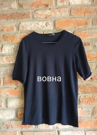 Люксова вовняна футболка джемпер