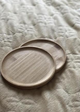 Бамбукові тарілки тарілка дерев‘яна тарелка деревянная поднос