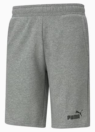 Шорти puma essentials  shorts сірі 586709 03
