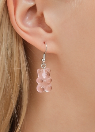 Серьги мишки желейные