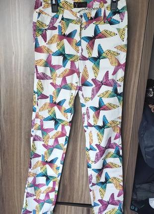 Джинси 42р. штани метелики