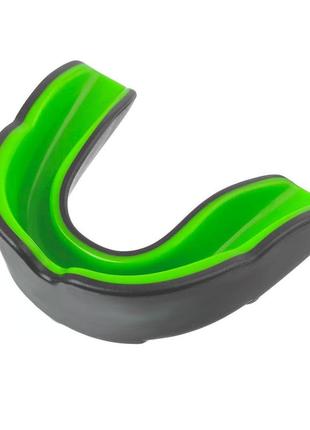 Капа боксерская power детская одночелюстная black/green