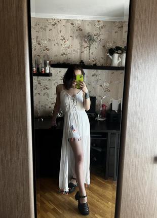 Пляжний сарафан накидка