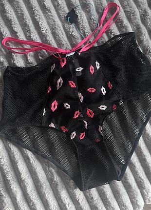 Высокие трусики сетка новые