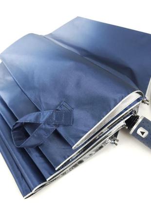 Качественный женский складной зонт автомат на 9 спиц антишторм от фирмы universal