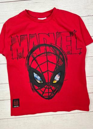 Бавовняна футболка spider man від marvel , для хлопчика 6-7 років.