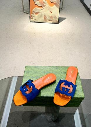 Тапки, тапочки, шлепанцы в стиле gucci