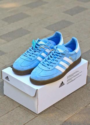 Мужские кроссовки adidas spezial blue/white