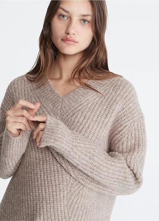Стильный свитер оверсайз calvin klein р. s/36/8, m/38/10