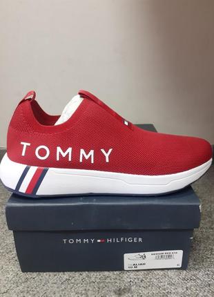 Tommy hilfiger кроссовки, оригинал, большой размер женской обуви, 41 40 27 см