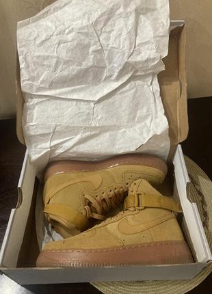 Nike air force 1 high lv8 3 ‘wheat’10 фото