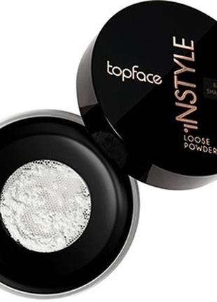 Пудра рассыпчатая topface instyle 101 fix & matte 10 г (8681217235083)