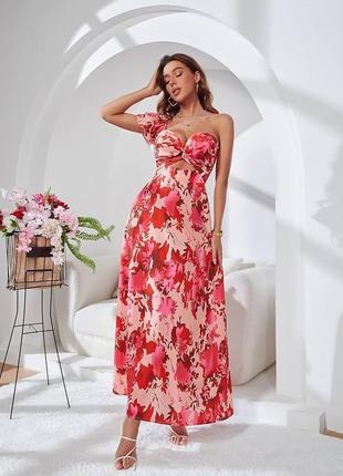 Нове, плаття, сукня, довге, сарафан, в квіти