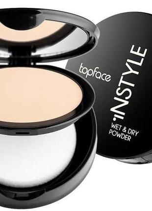 Компактна пудра topface instyle wet & dry 003 10 г (8681217220515)