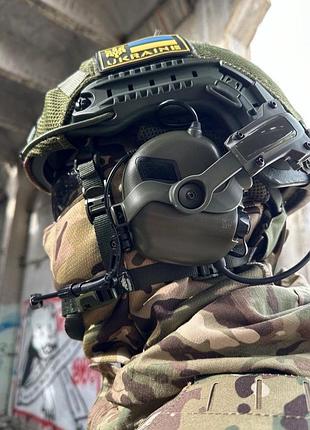 Оригінал! тактичні навушники earmor m32 mod3 з кріпленням на шолом активні військові навушники на каску