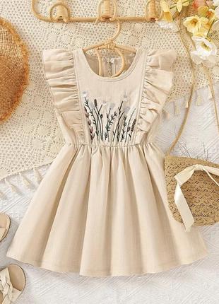 Сукня зі 100% бавовни на зріст 130