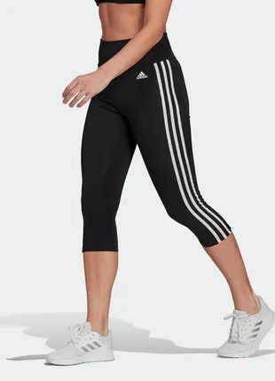Adidas оригінальні спортивні жіночі тайтсы\ бриджі\ капрі \р.xs-s