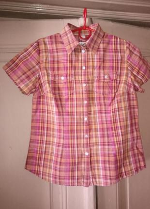 Сорочка в клітку котон