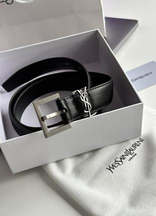 💎 yves saint laurent belt silver 100 х 2.7 см