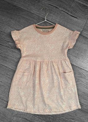 Легкое летнее платье для девочки 3-4 года