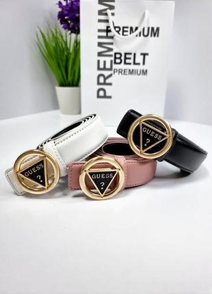 Ремень женский кожаный guess