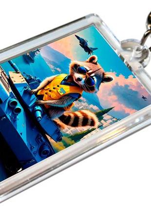 Патриотические брелки для ключей акриловые с кольцом 5 шт, украинский сувенир, самолет...