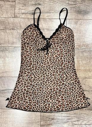 Пеньюар в леопардовый принт