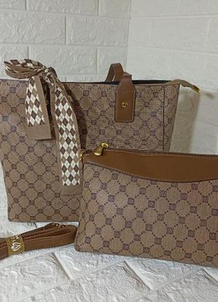 Жіноча сумка шопер👜🌿