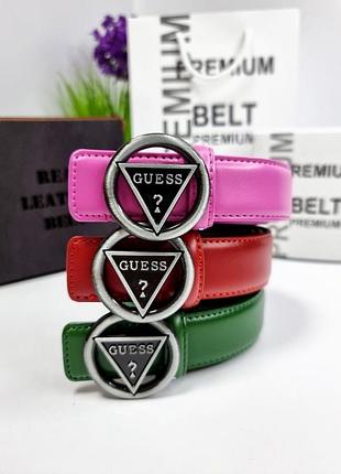 Ремень женский кожаный guess
