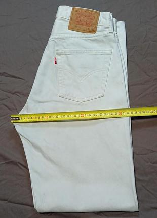 Талия 78 см mom vintage levi's 517 517-0221 w32 l34 джинсы белые spain