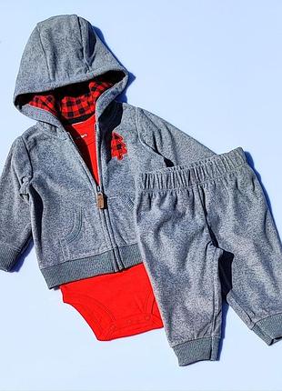 Флисовый костюм 9-12; 12-18 месяцев