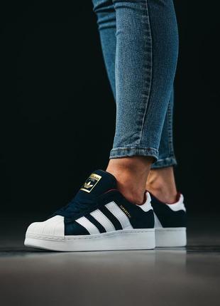Жіночі кросівки adidas superstar xlg адідас суперстар