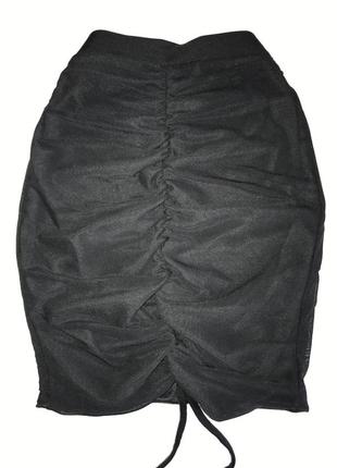 ❤️красивая мини-юбка со стяжкой plt размер 4❤️7 фото
