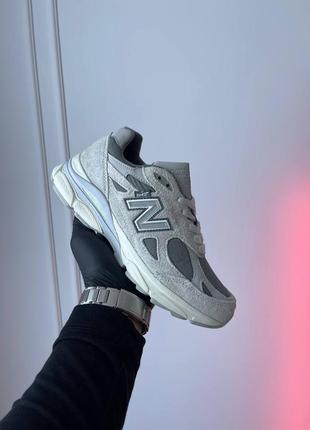 Кроссовки new balance 990v3 x levi’s elephant skin1 фото