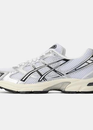Кросівки чоловічі asics gel-1130 white silver асікс гель білі