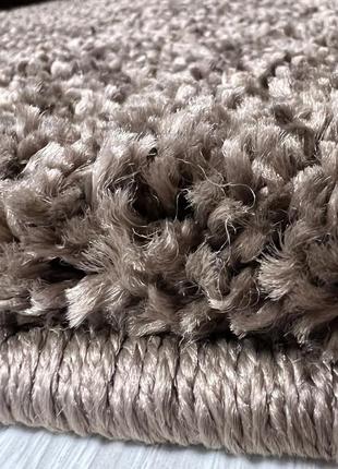 Ковер 0.8x1.5 м овальный с высоким ворсом fantasy brown 12500/90