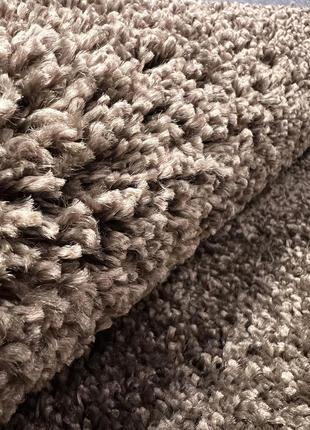 Ковер 0.8x1.5 м овальный с высоким ворсом fantasy brown 12500/90