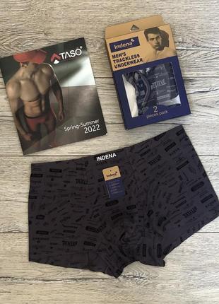Трусы  мужские  indena  2019  боксёрки  бамбук  бесшовные .  размер :  xxl (50)
