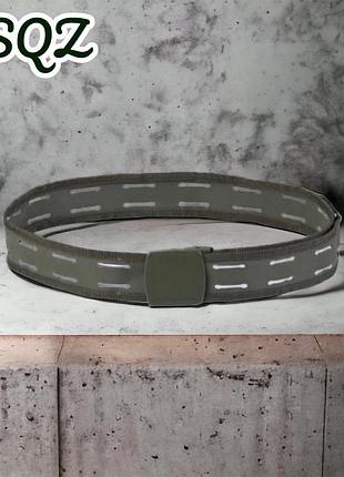 Брючный ремень sturm mil-tec laser cut quick release belt od olive drab 130 см