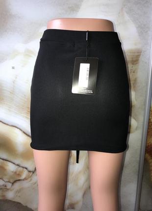 ❤️красивая мини-юбка со стяжкой plt размер 4❤️9 фото