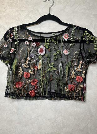 Прозорий топ